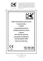 Team Kalorik TKG CRM 1000 Operating Instructions Manual preview