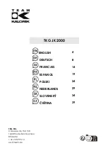 Preview for 44 page of Team Kalorik TKG JK 2000 Manual