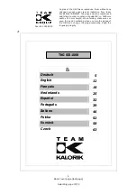 Preview for 72 page of Team Kalorik TKG SIS 1000 Instruction Manual