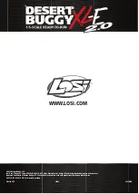 Preview for 32 page of Team Losi Desert Buggy XL-E 2.0 Instruction Manual