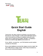 Preview for 10 page of Teasi One 2 Quick Start Manual