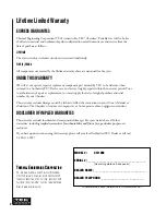 Preview for 4 page of TEC Infra-red Cherokee CH-10SS Owner'S Manual