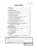 Preview for 2 page of TEC 426-T3 SERIES Maintenance Manual