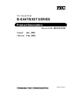 Preview for 117 page of TEC B-SX4T Series User Manual