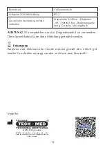 Preview for 65 page of TECH-MED TMA-INTEL 9 User Manual