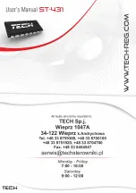 Preview for 24 page of TECH ST-431 User Manual