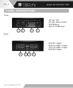 Preview for 4 page of Techly IDATA HDMI-4K230 User Manual