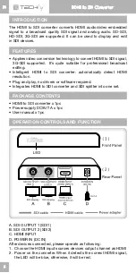 Preview for 6 page of Techly IDATA HDMI-SDI2 User Manual