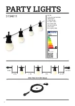 Preview for 2 page of Techmar Garden Lights PARTY LIGHTS Manual