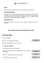 Preview for 6 page of Techmaster T9530 Programming And Operating Instructions