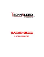 Technalogix TAVD-500 Manual preview