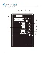 Preview for 3 page of Technical Pro PB1400LED User Manual