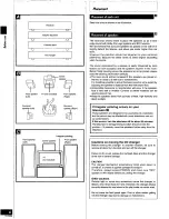 Preview for 6 page of Technics DS9225 - HI-FI COMPONENT SYSTEM Operating Instructions Manual