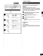 Preview for 33 page of Technics DS9225 - HI-FI COMPONENT SYSTEM Operating Instructions Manual