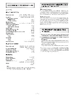 Preview for 3 page of Technics Quartz ST-G7 Operating Instructions Manual