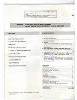 Preview for 2 page of Technics RS-630 US Operating Instructions Manual