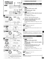 Preview for 21 page of Technics SA-EH770 Operating Instrucktions