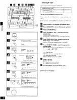 Preview for 30 page of Technics SC-S2050 Operating Instructionsand Owner'S Manualand Owner'S Manual