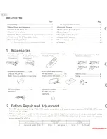 Preview for 2 page of Technics SE-HD501 Service Manual