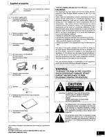 Preview for 3 page of Technics SH-GE50 Operating Instructions Manual