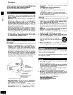 Preview for 4 page of Technics SH-GE50 Operating Instructions Manual