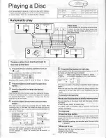 Preview for 8 page of Technics SL-P1000 Operating Instructions Manual