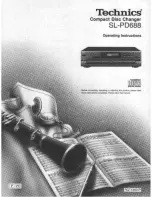 Technics SL-PD688 Operating Instructions Manual preview