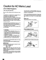 Preview for 3 page of Technics SL-PS840 Operating Instructions Manual