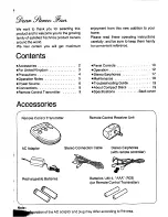 Preview for 2 page of Technics SL-XP505 Operating Instructions Manual