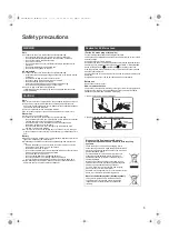 Preview for 5 page of Technics SU-C700A Operating Instructions Manual