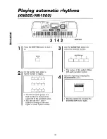 Preview for 24 page of Technics SX-KN1500 Manual