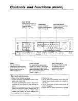 Preview for 10 page of Technics SX-PR700 Owner'S Manual