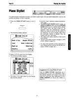 Preview for 49 page of Technics SX-PR700 Owner'S Manual