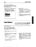 Preview for 53 page of Technics SX-PR700 Owner'S Manual