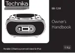 Preview for 1 page of Technika BB-129I Owner'S Handbook Manual