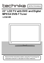 Technika LCD230R Instruction Manual preview