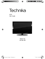 Preview for 1 page of Technika LCD46-259 User Manual