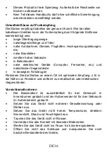 Preview for 16 page of Techno Line WS 9910 Instruction Manual