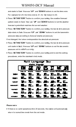 Preview for 20 page of Technoline WS9050 Manual