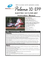 Preview for 1 page of Techone pulama 3D-EPP Instruction Manual