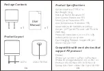 Preview for 2 page of Tecknet TK-PC002 User Manual