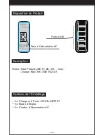 Preview for 14 page of Tecknet U601 User Manual