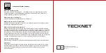 Preview for 8 page of Tecknet UM013 User Manual