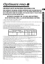 Preview for 3 page of TecMate Optimate pro-8 Instructions For Use Manual