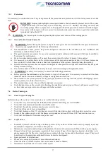 Preview for 17 page of TECNICOMAR ECOmar 145 S Instructions For The Installation, Use And Maintenance