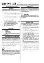 Preview for 4 page of Tecno-gaz IGEN-HAND Operating Manual