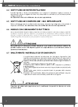 Preview for 16 page of Tecnodom M 1000 VC User And Maintenance Manual