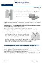 Preview for 12 page of Tecnosicurezza DigiTech Series Installation Instructions Manual