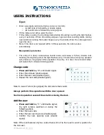 Preview for 4 page of Tecnosicurezza T6530/DL User Instructions