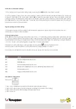 Preview for 21 page of Tecnosystemi HI-TECH PUR 12300012 User Manual